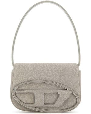 DIESEL Light Leather 1 Dr Shoulder Bag - Gray