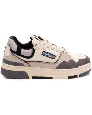 Autry CLC Low Man Suede/Nabuk Schwarz/Grau - Mehrfarbig