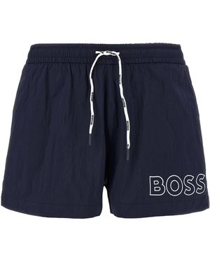 BOSS 'Mooneye' Badeanzug - Blau