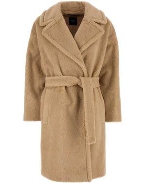 Weekend Teddy Fabric Emmy Coat - Natural