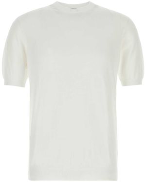 Fedeli Cotton Jumper - White