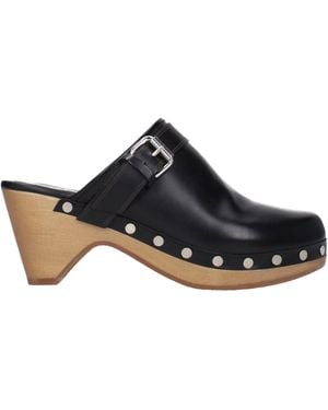 Isabel Marant Pantoffeln und Hufe Titya Frauen Leder schwarz
