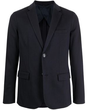 Emporio Armani Marine Stretch Dart Detail Jacke - Blau