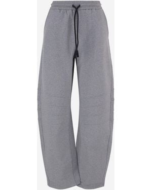 Just Cavalli Cotton Trousers - Grey
