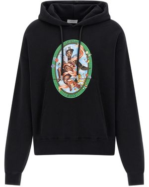 Off-White c/o Virgil Abloh Felpa Con Cappuccio Fresco - Nero