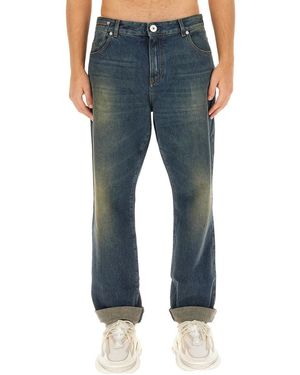 Balmain Classic Straight-Leg Jeans - Blue