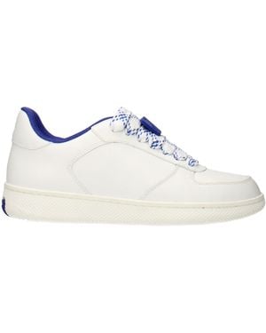 Burberry Sneakers Leather/Electric - White