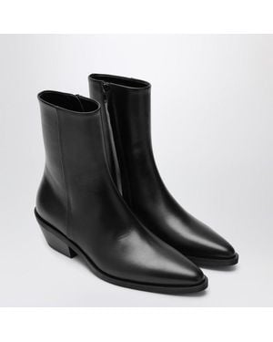 A.Emery The Hudson Leather Ankle Boots - Black