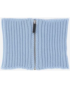 Sa Su Phi Cashmere Brei Cashmere Kraag Sjaal - Blauw