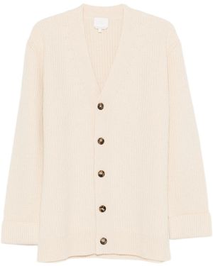 A.P.C. Vest Met V-Hals En Knopen - Naturel