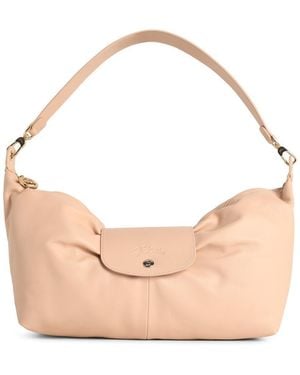 Longchamp "Le Pliage Xtra Bow" Lear "Crème" Umhängetasche - Pink