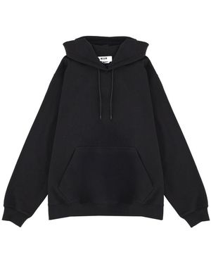 MSGM Solid Hoodie - Black