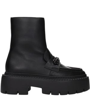Jimmy Choo Bryer Ankle Boots Leather - Black
