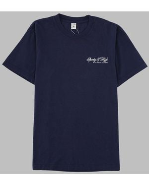 SPORTY&RICH T Shirt "International" - Blue