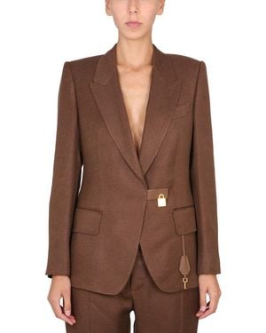 Tom Ford Padlocked Jacket - Brown