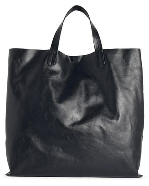 Jil Sander 'Tape' Medium Tote Bag - Black