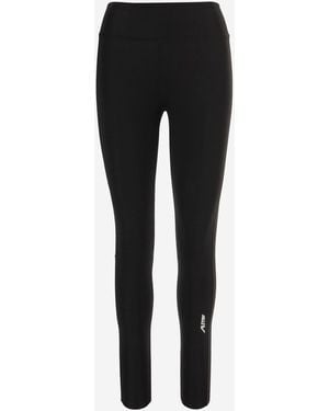 Autry Skinny Nylon Blend Trousers - Black