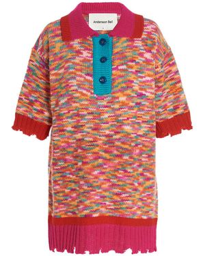 ANDERSSON BELL 'Portela' Polo -Shirt - Rot