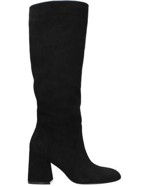 Stuart Weitzman Boots Suede - Black