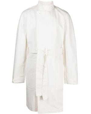Winnie NY Cappotto Con Cintura - Bianco