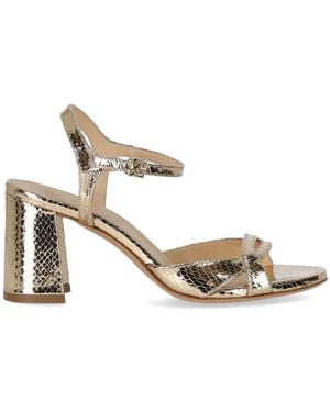 Sergio Levantesi Glenda Heeled Sandal - Metallic