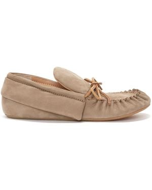 JW Anderson Mocasines con cordones - Marrón