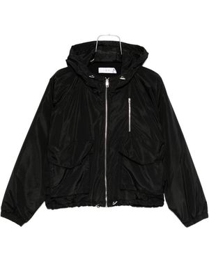 IRO Bomberjacke mit Kapuze - Schwarz