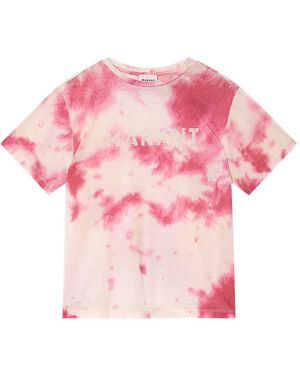 Isabel Marant Zewel T-shirt Met Tie-dye-patroon - Roze