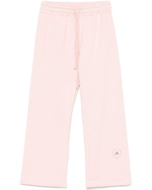 adidas By Stella McCartney Adidas von Stella Mc Cartney Logo Baumwolljoggendepants - Pink