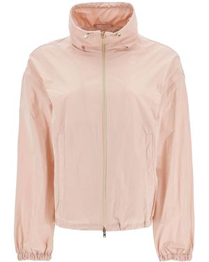 Herno Short Techno Taffeta Jacket Made - Pink