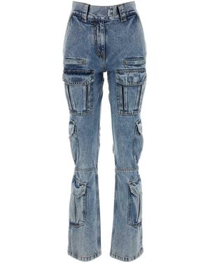 Givenchy Denim Cargo Jeans - Blue