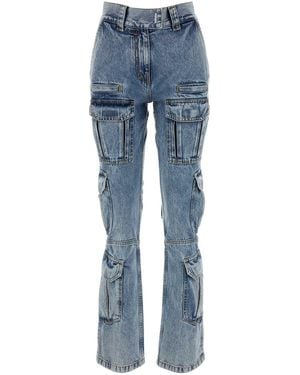 Givenchy Denim Cargo Jeans - Blue