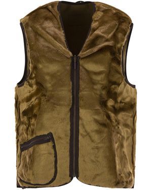 Barbour Warme Fleece -vest Met Zip - Groen