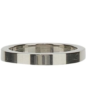 Maison Margiela Ring With Logo - Metallic