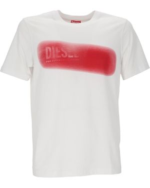 DIESEL T Ajustar Aa5 Maglietta - Blanco