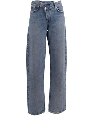 Agolde Arc Criss Cross Jean - Blue