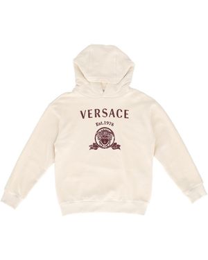Versace Sweatshirt Felpa + St. Varsity - White