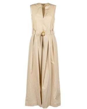 Woolrich Langes Kleid mit Gürtel von - Natur