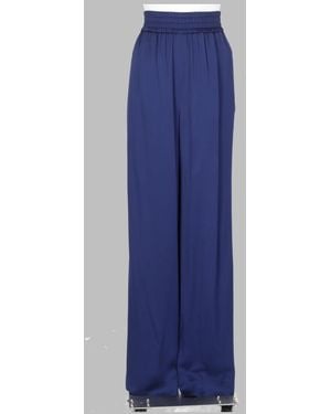 Golden Goose Wide-Leg High-Waist Trousers - Blue