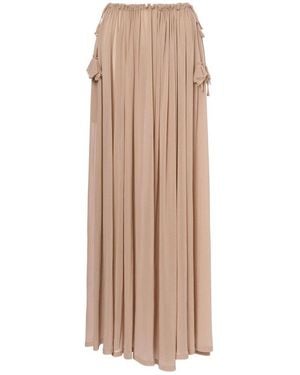 Philosophy Di Lorenzo Serafini Drawstring Maxi Skirt - Natural