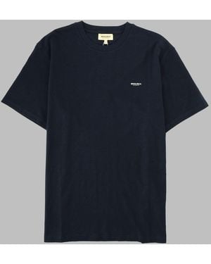 Woolrich T Shirt Con Logo - Blue