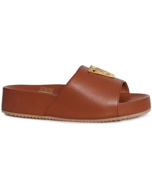 Via Roma 15 Jewelled Slipper - Brown