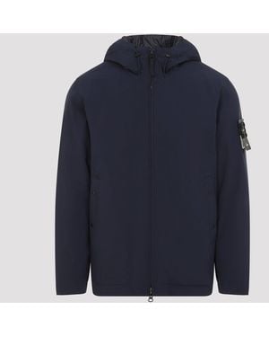 Stone Island Short Parka - Blue