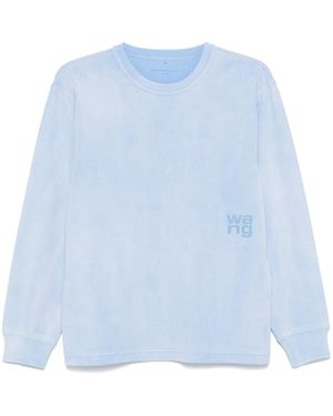 Alexander Wang T-Shirt Mit Vorstehendem Logo - Grau