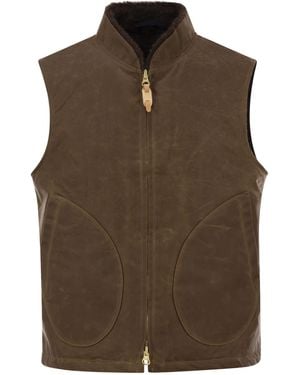 Manifattura Ceccarelli UNIGHEITURAURA CECCARELLI MOUNTER VELVET VELVET -WESUNGSCOAT - Braun
