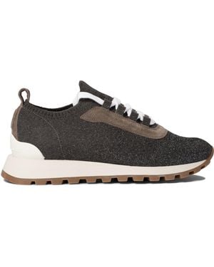 Brunello Cucinelli "sprankelende Kostbare Oogjes" Sneakers - Zwart