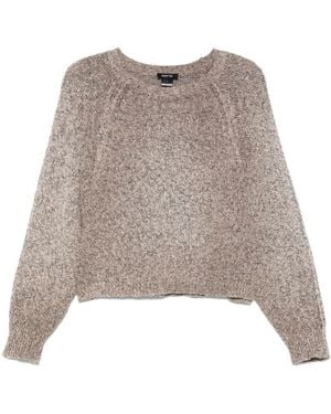 Avant Toi Baumwoll -Crewneck -Pullover - Natur