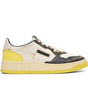 Autry Turnschuhe und anziehen - Gelb