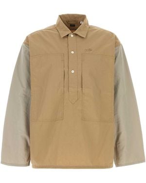 Nanamica Biscuit Jersey Oversize Shirt - Natural