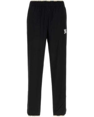 Burberry Black Stretch Nylon sweatpants